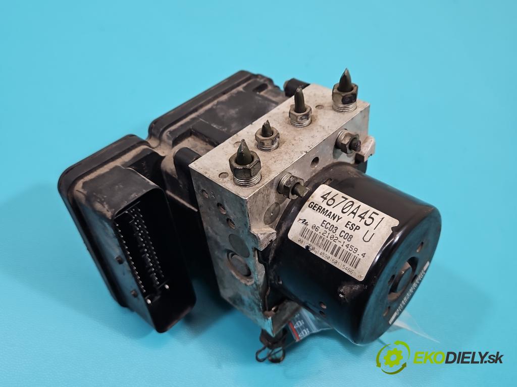 Mitsubishi Outlander II 2006-2013 2.0 DI-D 140 HP manual 103 kW 1968 cm3 5- čerpadlo abs 4670A451 (Pumpa ABS)