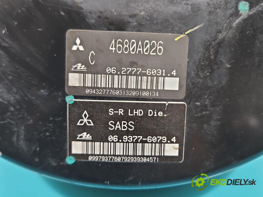 Mitsubishi Outlander II 2006-2013 2.0 DI-D 140 HP manual 103 kW 1968 cm3 5- servo brzdové 4680A026