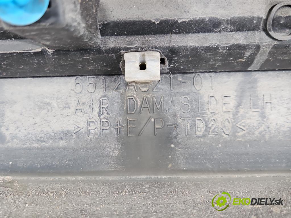 Mitsubishi Outlander II 2006-2013 2.0 DI-D 140 HP manual 103 kW 1968 cm3 5- lišta práh: ľavé 6512A321-01 (Lišta prahová)