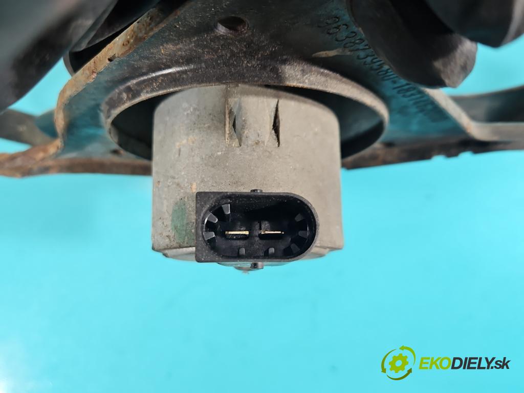 Citroen C3 I 2002-2009 1.1 8V 60 hp manual 44 kW 1124 cm3 5- ventilátor chladič 9638739580