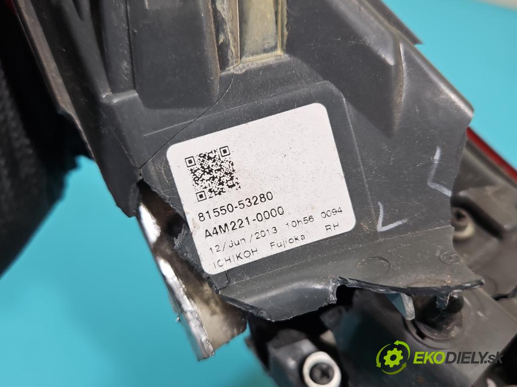 Lexus IS III 2014-2025 2.5 vvti 181KM automatic 133 kW 2494 cm3 4- svetlo / reflektor zadné pravé 81550-53280 (Kľučka dverí ostatné)