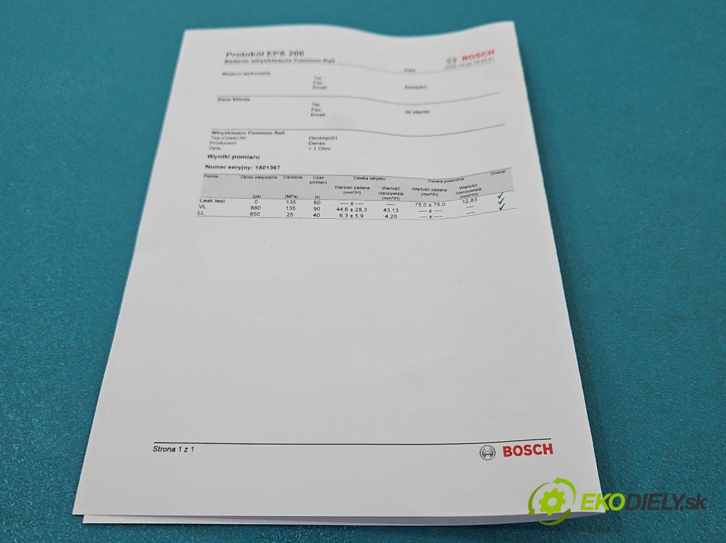 Toyota Avensis II T25 2003-2008 2.0 D4D 116 HP manual 85 kW 1995 cm3 5- vstrek 23670-0G010 (Vstrekovač paliva)