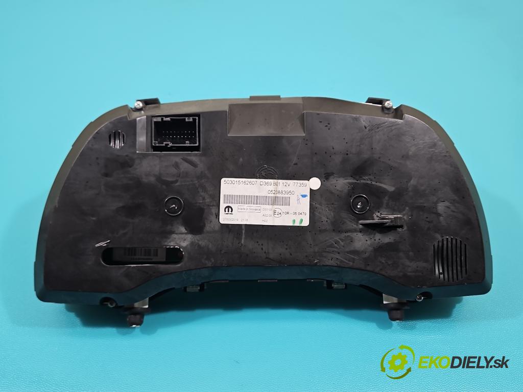 Fiat Doblo II 2010- 1.4 120 HP manual 88 kW 1368 cm3 5- prístrojovka/ budíky 503015162607 (Prístrojová doska)