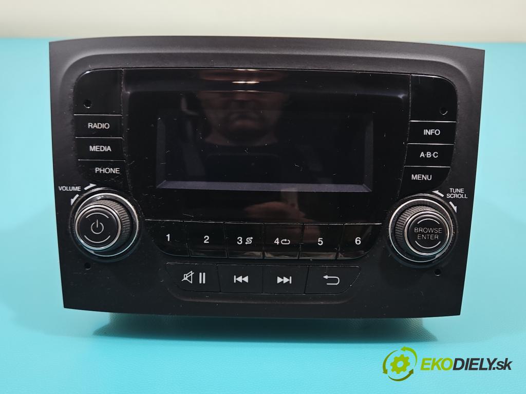 Fiat Doblo II 2010- 1.4 120 HP manual 88 kW 1368 cm3 5- Radio originál 07357115850
