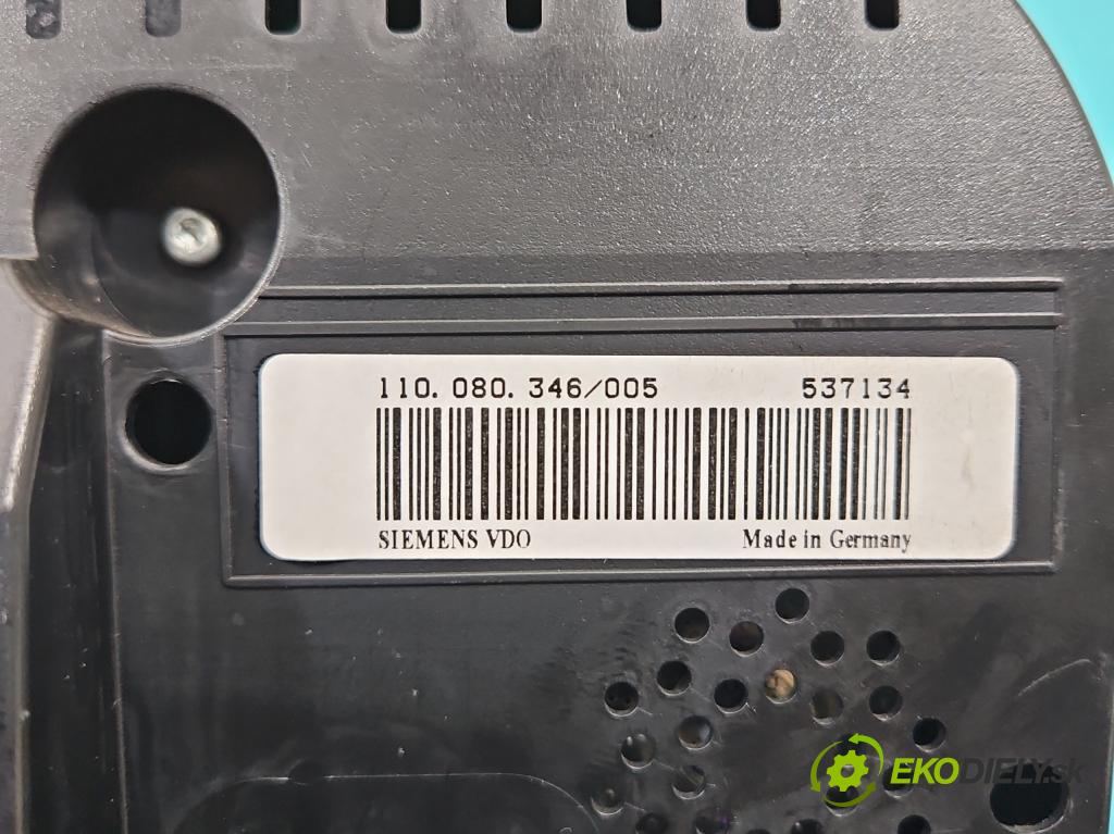 Vw Golf plus 2.0 tdi 140 HP manual 103 kW 1968 cm3 5- prístrojovka/ budíky 1K0920863B (Prístrojová doska)