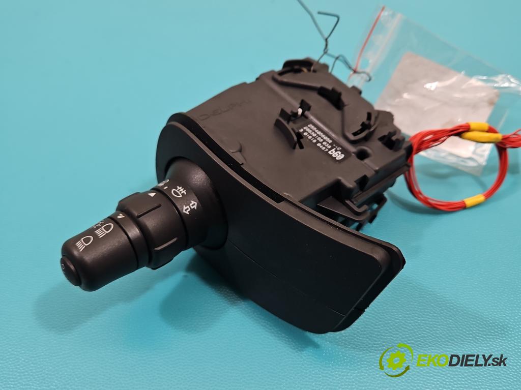 Renault Clio III 2005-2012 1,2.0 16V 75 HP manual 55 kW 1149 cm3 5- prepínač smeroviek 255405605R (Prepínacie páčky pod volantom)