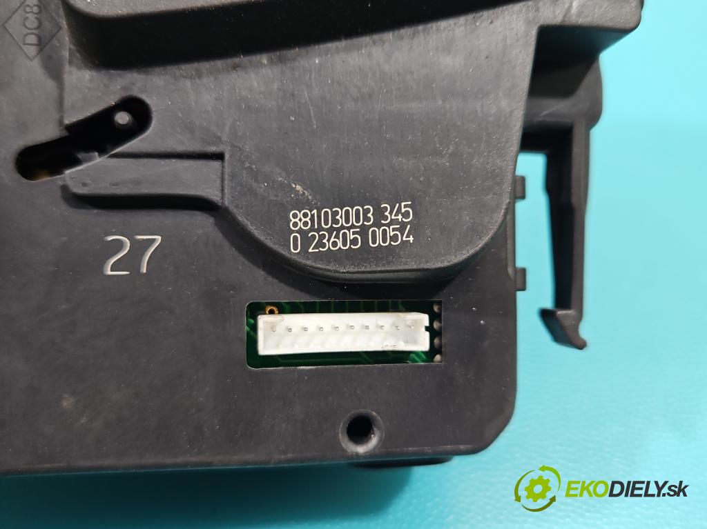 Renault Clio III 2005-2012 1,2.0 16V 75 HP manual 55 kW 1149 cm3 5- prepínač stieračov  (Prepínacie páčky pod volantom)