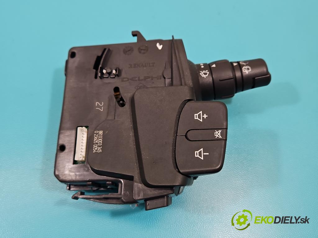Renault Clio III 2005-2012 1,2.0 16V 75 HP manual 55 kW 1149 cm3 5- prepínač stieračov  (Prepínacie páčky pod volantom)