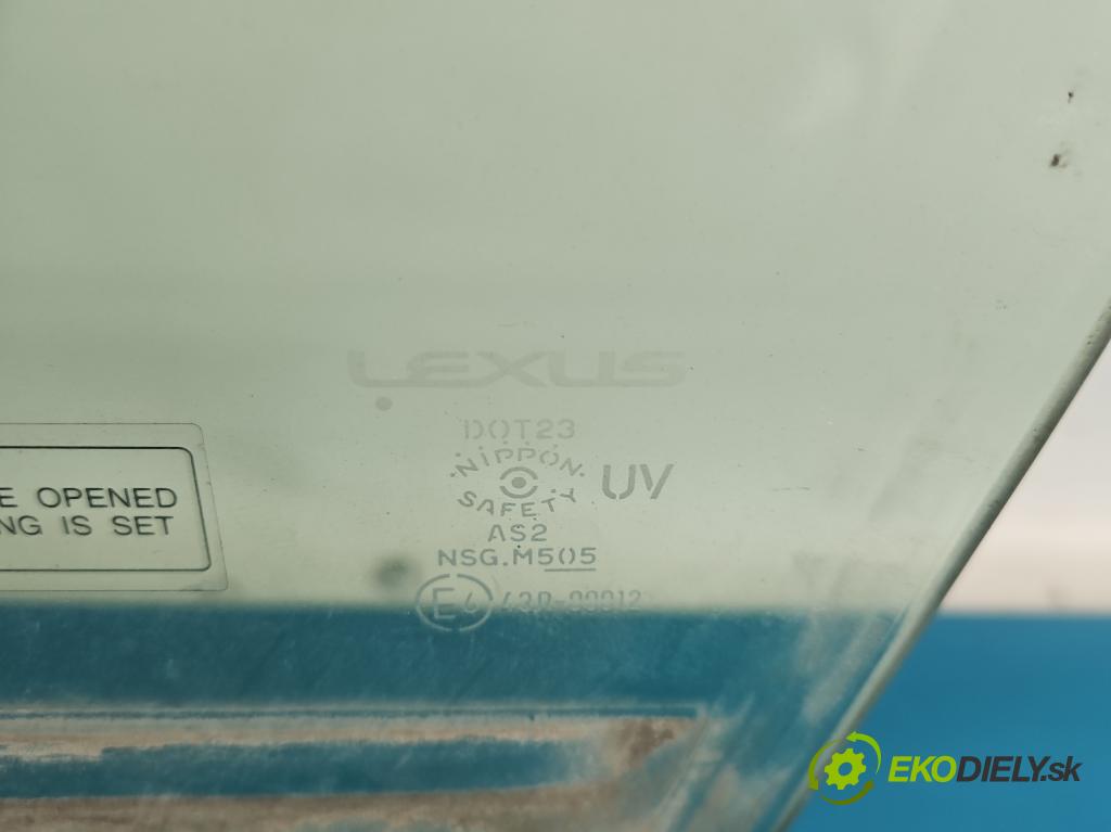 Lexus IS III 2014-2025 2.5 vvti 181KM automatic 133 kW 2494 cm3 4- sklo dveře přední levé