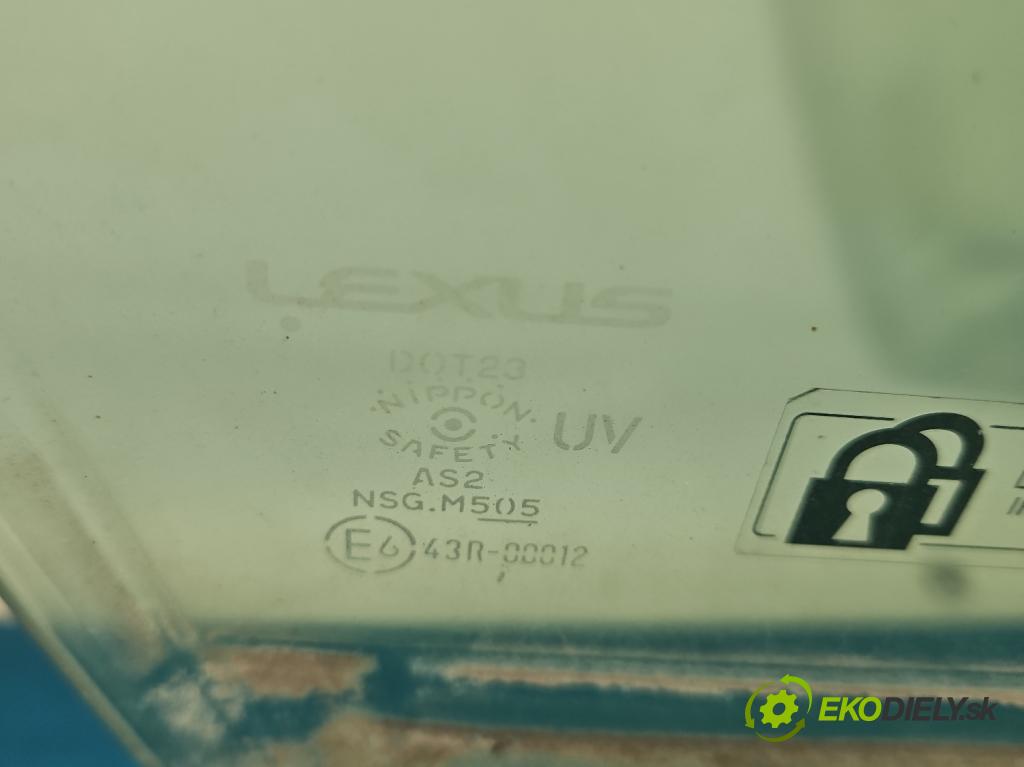 Lexus IS III 2014-2025 2.5 vvti 181KM automatic 133 kW 2494 cm3 4- sklo dveře přední pravé