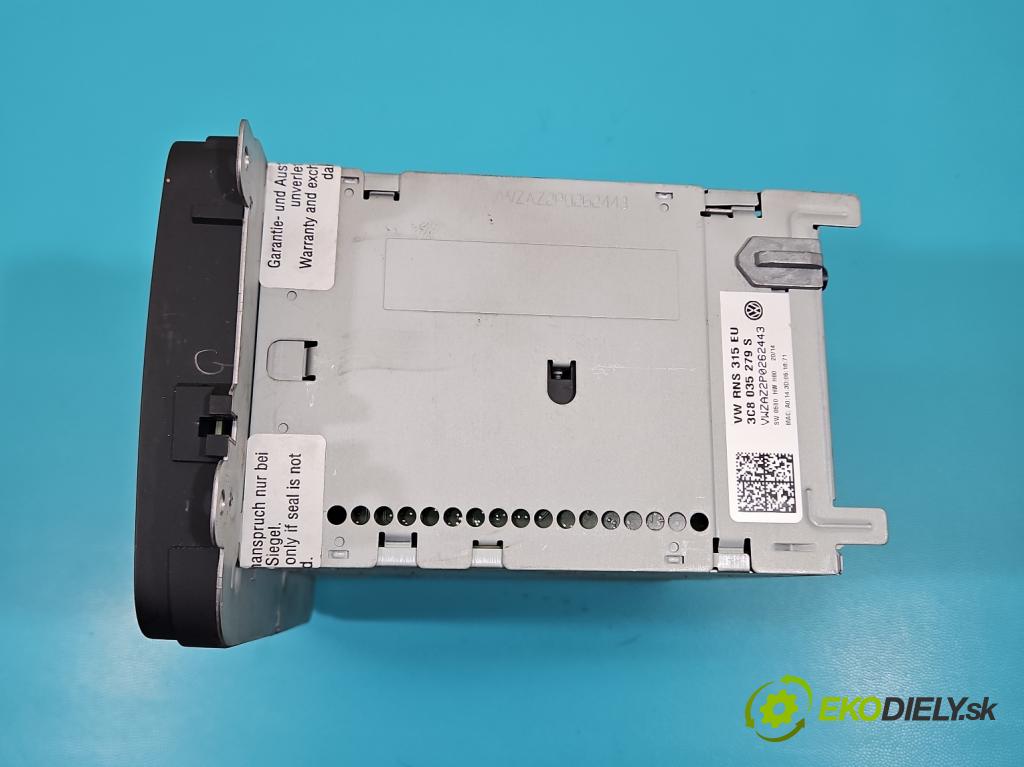 Vw Passat B7 2010-2014 2.0 tdi 140 HP manual 103 kW 1968 cm3 4- Radio originál 3C8035279S