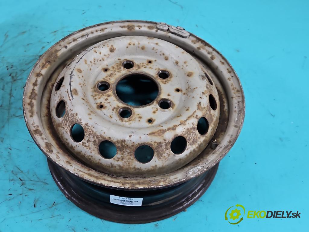 Vw LT II 1996-2006 2.5 tdi 95 hp manual 70 kW 2461 cm3 4- Felga ocelový 15