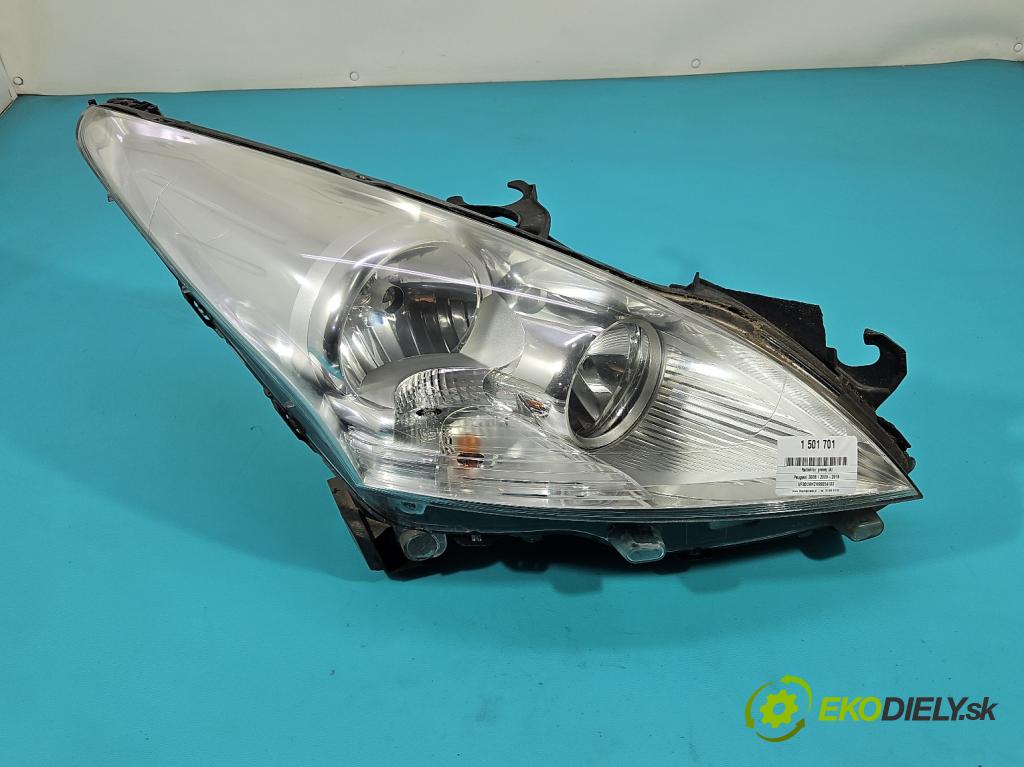 Peugeot 3008 I 2009-2016 1.6 hdi 109 HP manual 80 kW 1560 cm3 5- Reflektor: pravý 89903245 (Svetlo predné pravé)