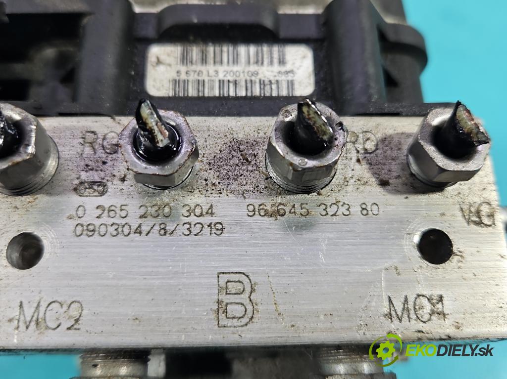 Peugeot 3008 I 2009-2016 1.6 hdi 109 HP manual 80 kW 1560 cm3 5- čerpadlo abs 0265950837 (Pumpa ABS)