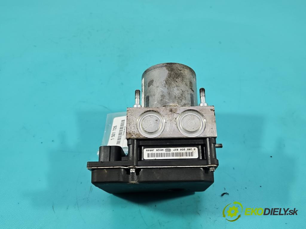 Peugeot 3008 I 2009-2016 1.6 hdi 109 HP manual 80 kW 1560 cm3 5- čerpadlo abs 0265950837 (Pumpa ABS)