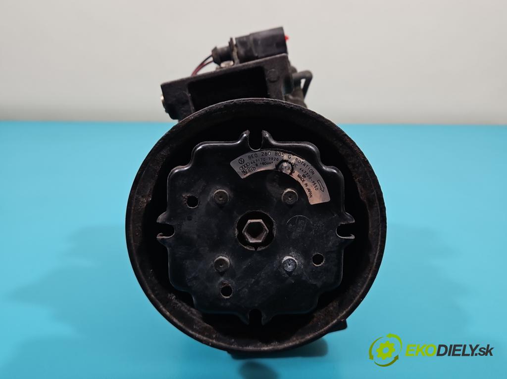 Audi A4 B6 2000-2004 2.0 20V 131 hp automatic 96 kW 1984 cm3 4- Kompresor: klíma 447220-8410 (Kompresor klimatizace)