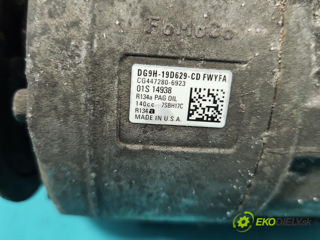 Ford Fusion USA 2012-2020 2.0 EcoBoost: automatic 179 kW 1999 cm3 4- Kompresor: klíma DG9H-19D629-CD (Kompresor klimatizace)