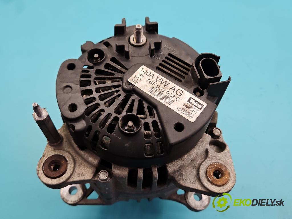 Vw Golf plus 2.0 tdi 140 HP manual 103 kW 1968 cm3 5- Alternator 06F903023C (Alternátor)