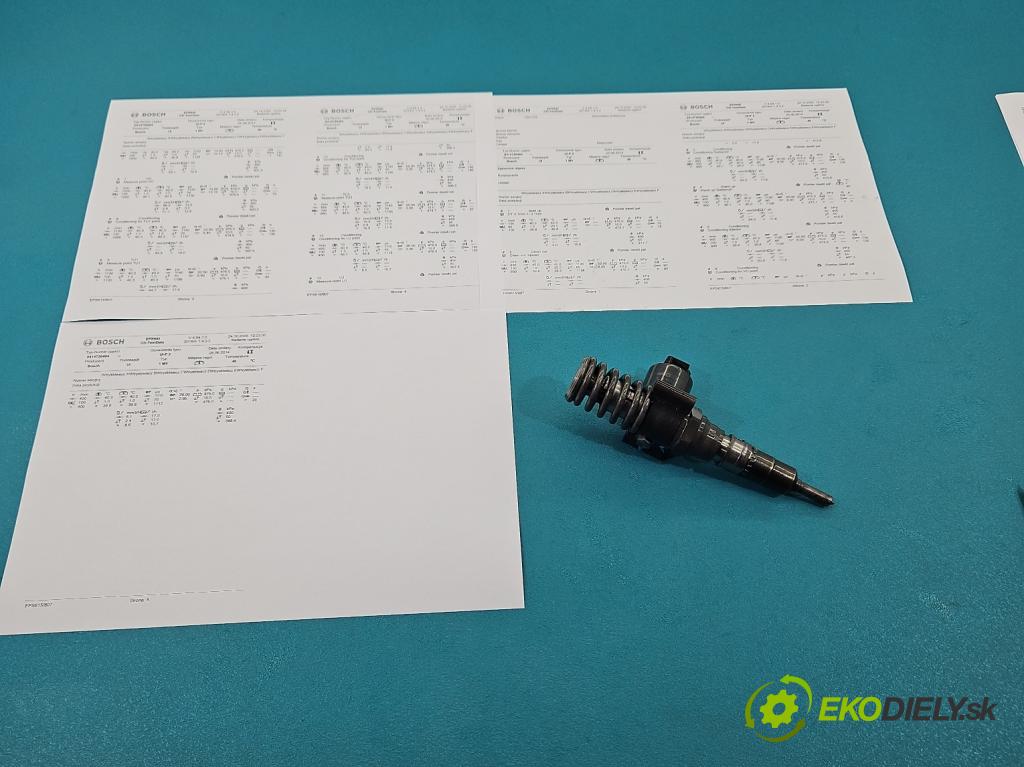 Vw Golf plus 2.0 tdi 140 HP manual 103 kW 1968 cm3 5- vstrekovacie čerpadlo 0414720404 (Vstrekovač paliva)