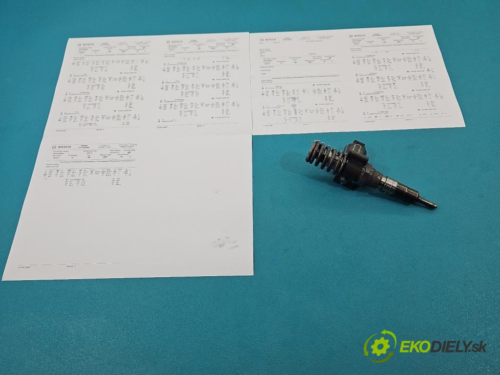 Vw Golf plus 2.0 tdi 140 HP manual 103 kW 1968 cm3 5- vstrekovacie čerpadlo 0414720404 (Vstrekovač paliva)