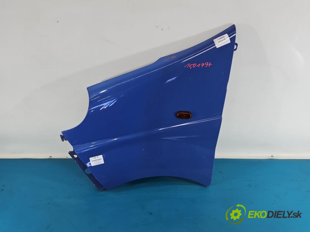 Renault Trafic II 2001-2014 1.9 dci 82 hp manual 60 kW 1870 cm3 5- blatnik přední levý  (Levý přední blatník)