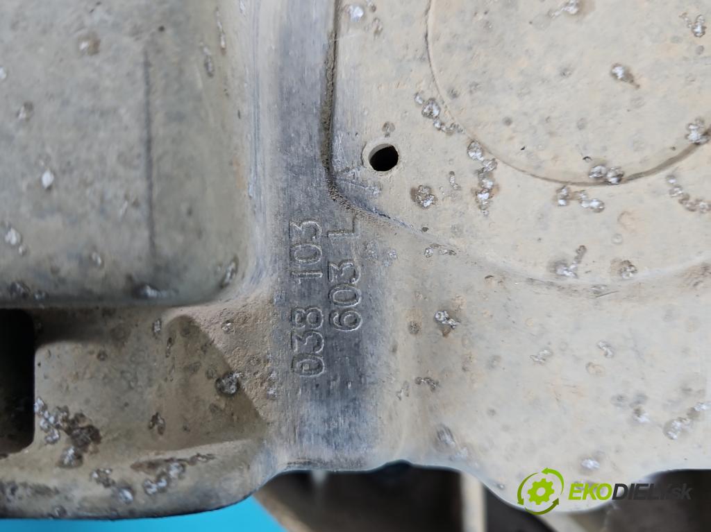 Audi A3 8L 1996-2003 1.8 20V 125 HP manual 92 kW 1781 cm3 5- vaňa olejová 038103603L (Olejová vaňa)