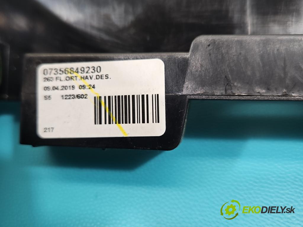 Fiat Doblo II 2010- 1.4 120 HP manual 88 kW 1368 cm3 5- Mřížka: kúrenia stredová 07356849230 (Mriežka kúrenia (fukár))