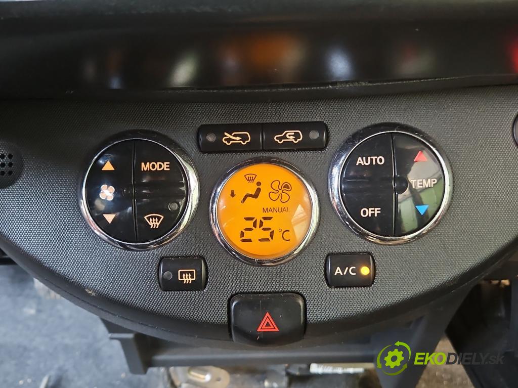 Nissan Note I 2006-2012 1.6 16V 110 hp manual 81 kW 1598 cm3 5- palubní deska panel topení 275009U11A