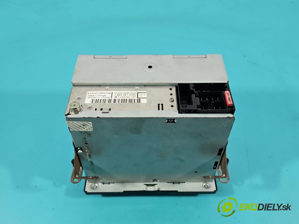 Nissan Note I 2006-2012 1.6 16V 110 HP manual 81 kW 1598 cm3 5- Radio originál 7645387318