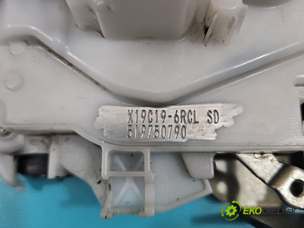 Fiat Doblo II 2010- 1.4 120 hp manual 88 kW 1368 cm3 5- zámek přední pravý X19C19-6RCLSD