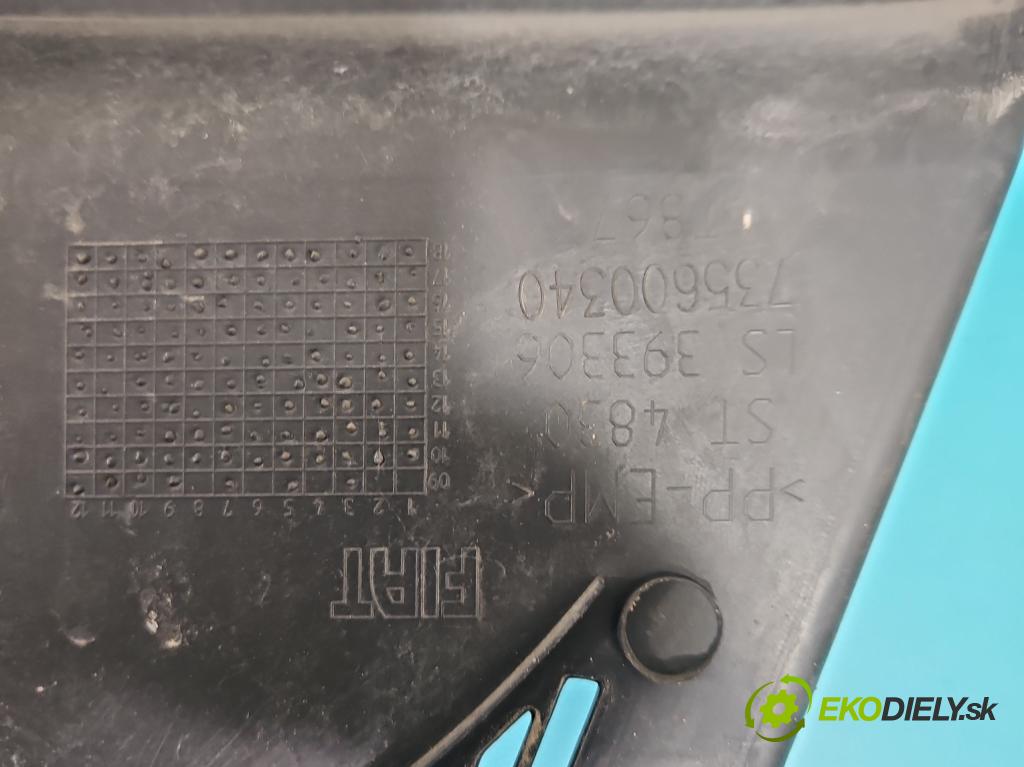 Fiat Doblo II 2010- 1.4 120 HP manual 88 kW 1368 cm3 5- torpédo 735600340 (Torpédo (plast pod čelným sklom))