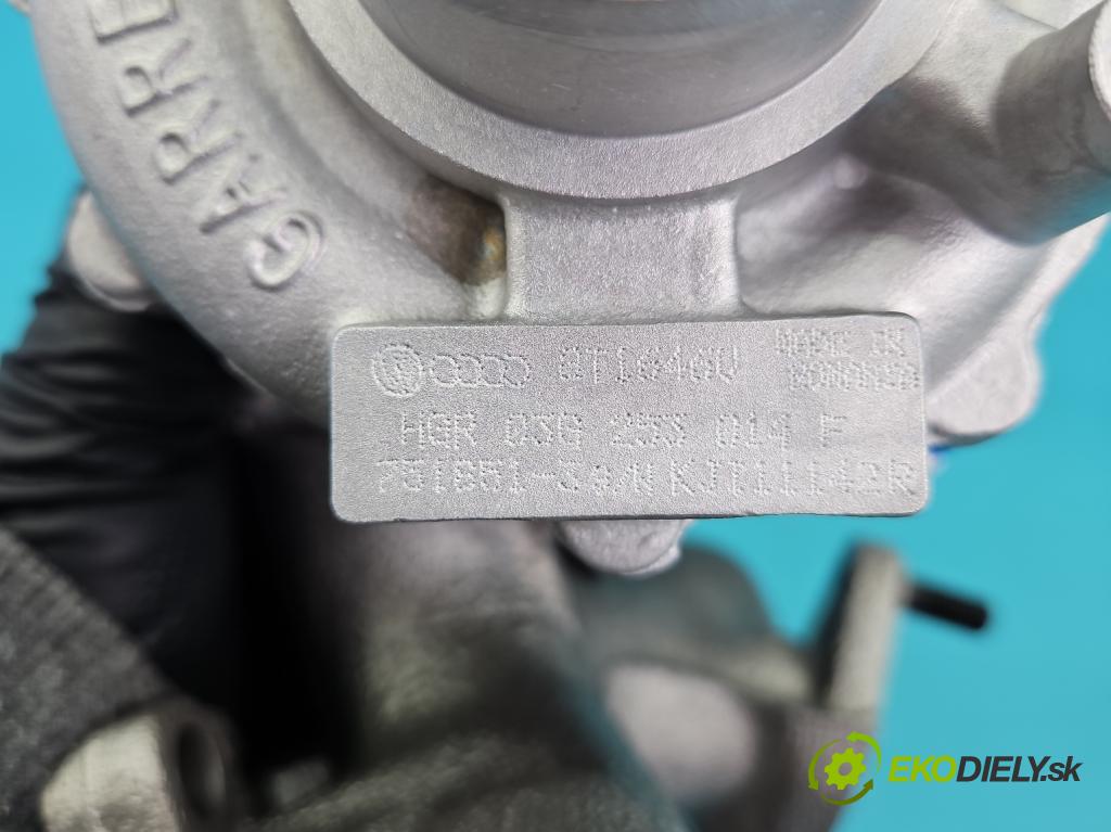 Seat Altea 1.9 tdi 105 hp manual 77 kW 1896 cm3 5- Turbodmychadlo repasováno 751851-3