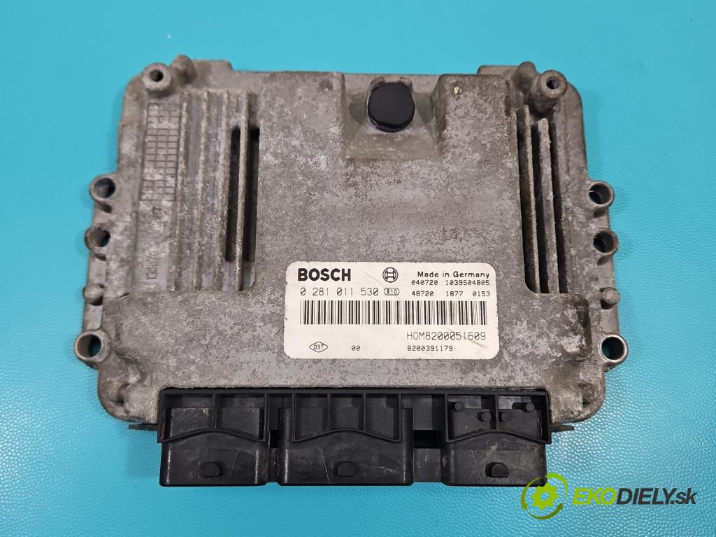Renault Trafic II 2001-2014 1.9 dci 82 hp manual 60 kW 1870 cm3 5- řídící jednotka motoru 0281011530