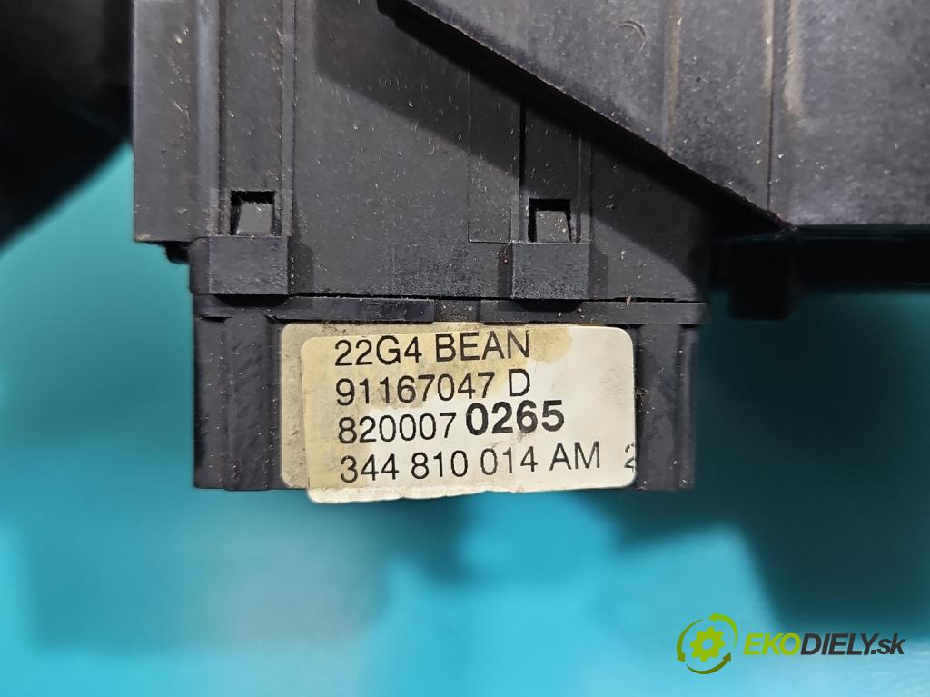 Renault Trafic II 2001-2014 1.9 dci 82 HP manual 60 kW 1870 cm3 5- prepínač komplex: 8200070265 (Prepínacie páčky pod volantom)