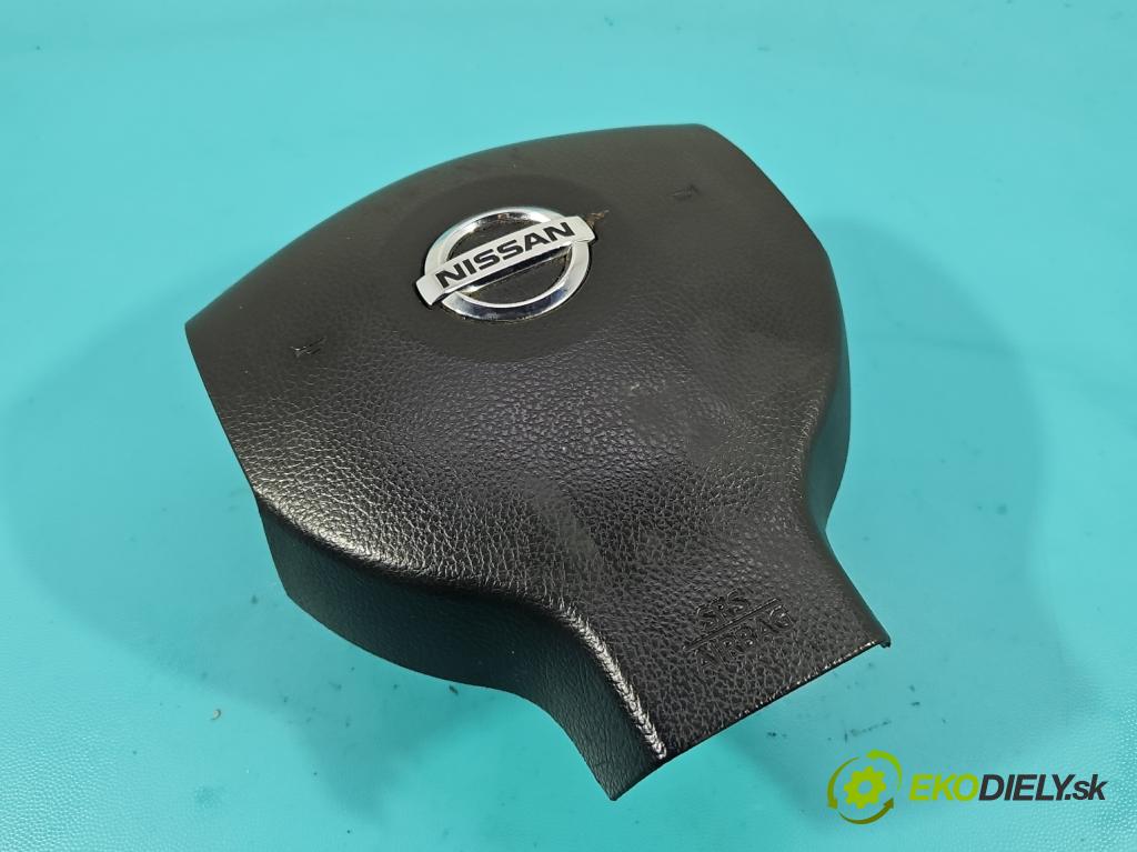 Nissan Note I 2006-2012 1.6 16V 110 HP manual 81 kW 1598 cm3 5- airbag vzduch: Řidiči: KM9U006X300195 (Airbag)