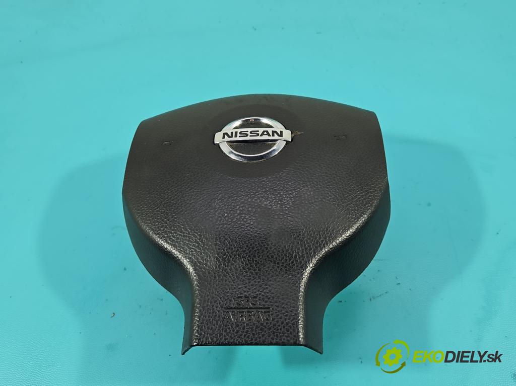 Nissan Note I 2006-2012 1.6 16V 110 HP manual 81 kW 1598 cm3 5- airbag vzduch: Řidiči: KM9U006X300195 (Airbag)