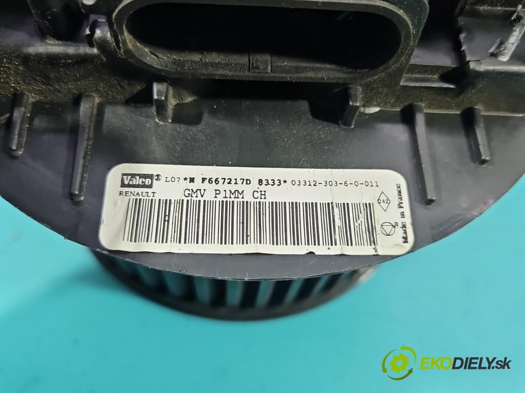 Nissan Note I 2006-2012 1.6 16V 110 hp manual 81 kW 1598 cm3 5- ventilátor vzduchu F667217D