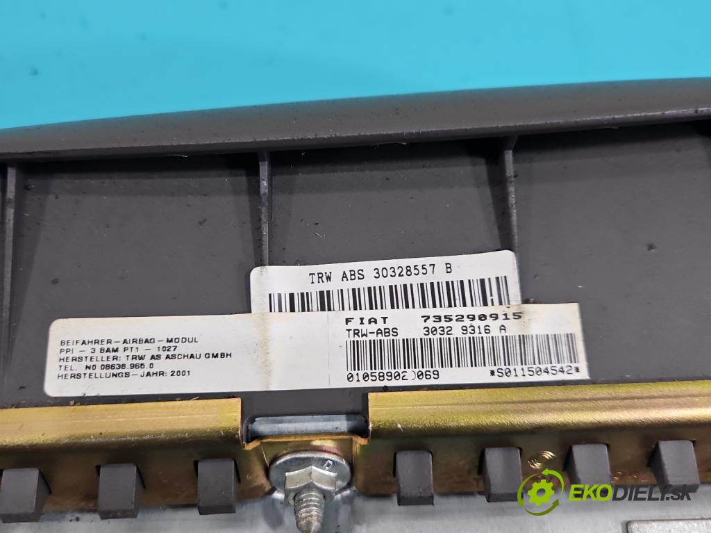 Fiat Seicento 1.1 54 hp manual 40 kW 1108 cm3 3- polštáře: vzduchové soubor: