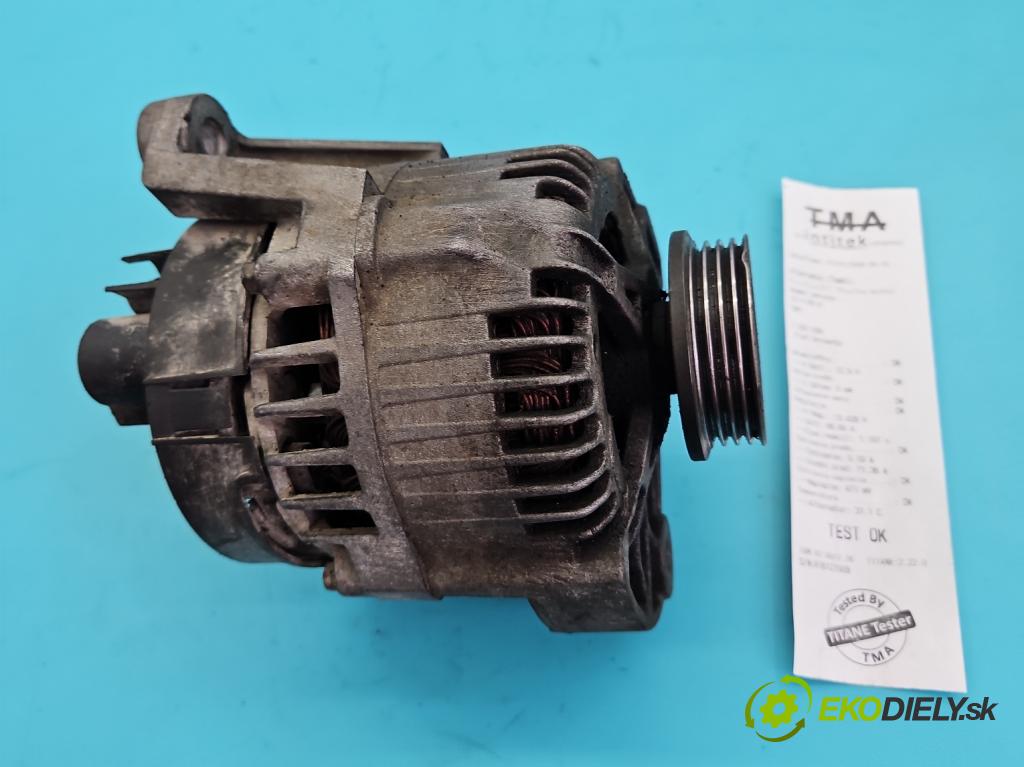 Fiat Seicento 1.1 54 HP manual 40 kW 1108 cm3 3- Alternator 63321600 (Alternátor)