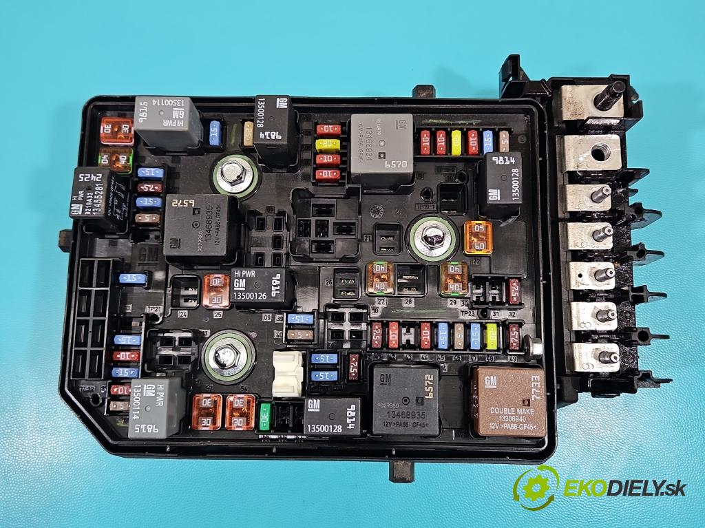 Opel Astra V  2015- 1.5 cdti 122 hp manual 90 kW 1496 cm3 5- skříňka pojistková 39216535 (Pojistková skříňka)