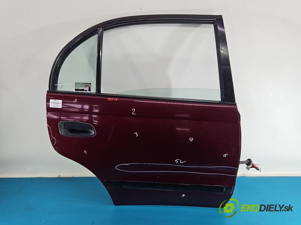 Toyota Carina E 1992-1998 1.6 16V 110 hp manual 81 kW 1587 cm3 4- dveře zadní pravé  (Klika dveří ostatní)