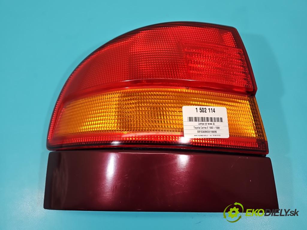 Toyota Carina E 1992-1998 1.6 16V 110 hp manual 81 kW 1587 cm3 4- světlo zadní levé  (Klika dveří ostatní)