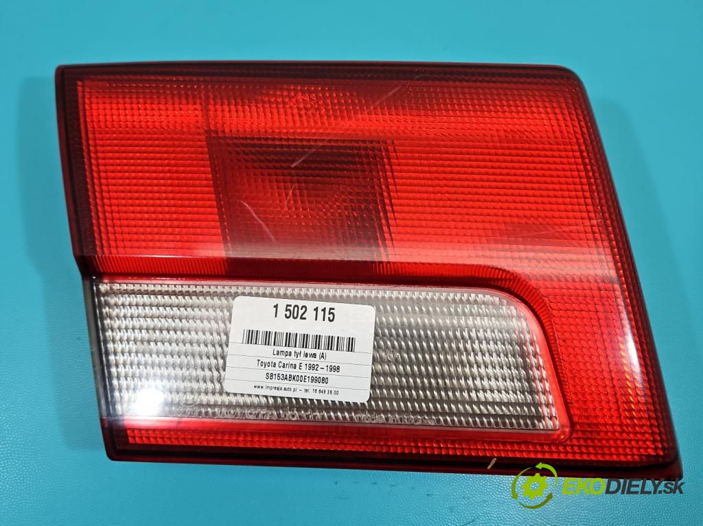 Toyota Carina E 1992-1998 1.6 16V 110 hp manual 81 kW 1587 cm3 4- světlo zadní levé 22910102 (Klika dveří ostatní)