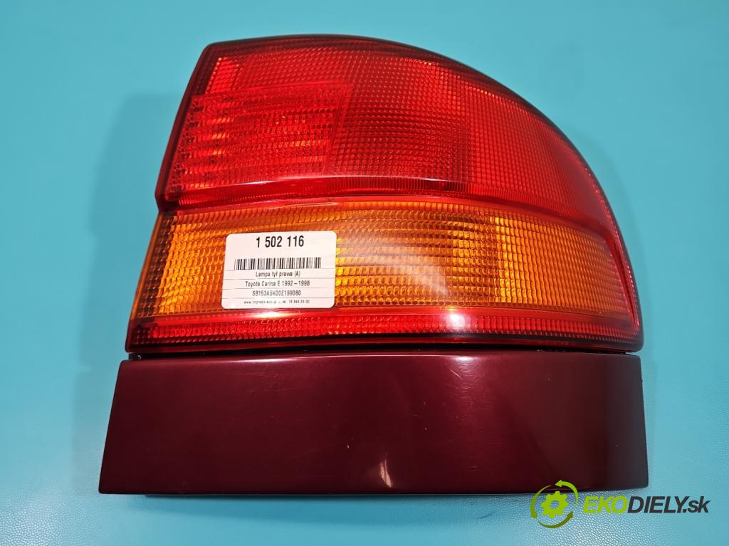 Toyota Carina E 1992-1998 1.6 16V 110 hp manual 81 kW 1587 cm3 4- světlo zadní pravé  (Klika dveří ostatní)