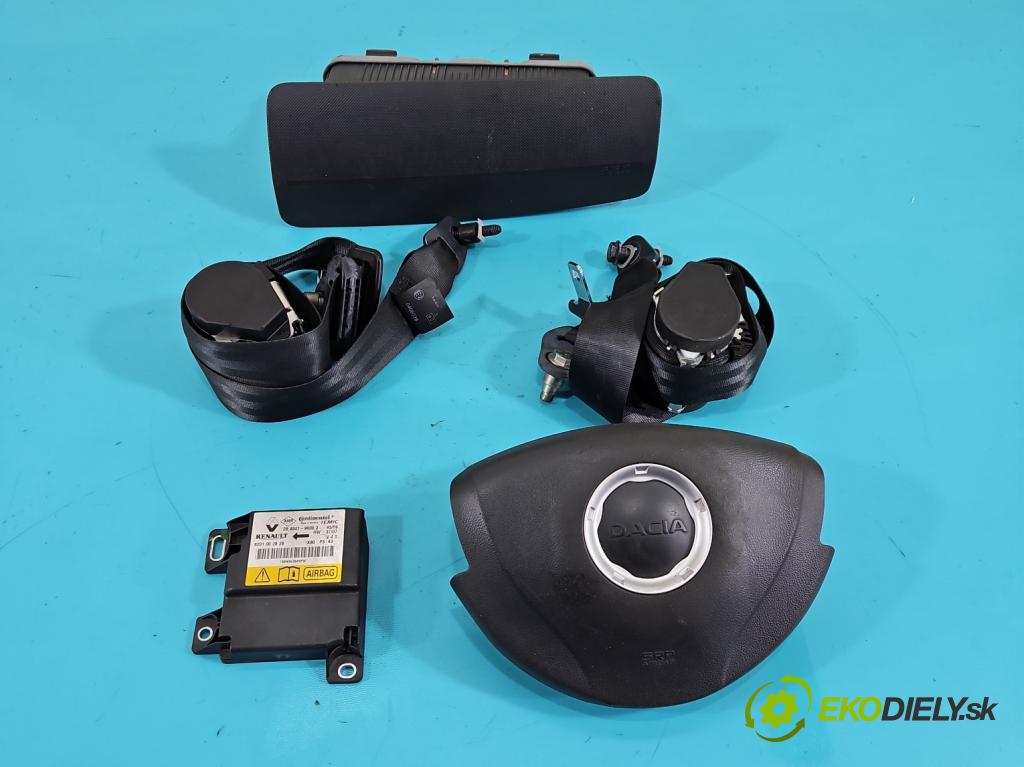 Dacia Sandero I 2008-2012 1.4 8V (714)) 75 HP manual 55 kW 1390 cm3 5- airbag vzduchové soubor: 