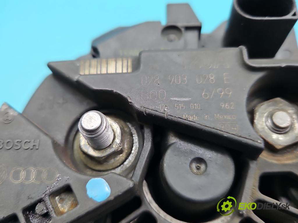 Vw New Beetle 1998-2010 1.9 tdi 90 HP manual 66 kW 1896 cm3 3- Alternator 028903028E (Alternátor)