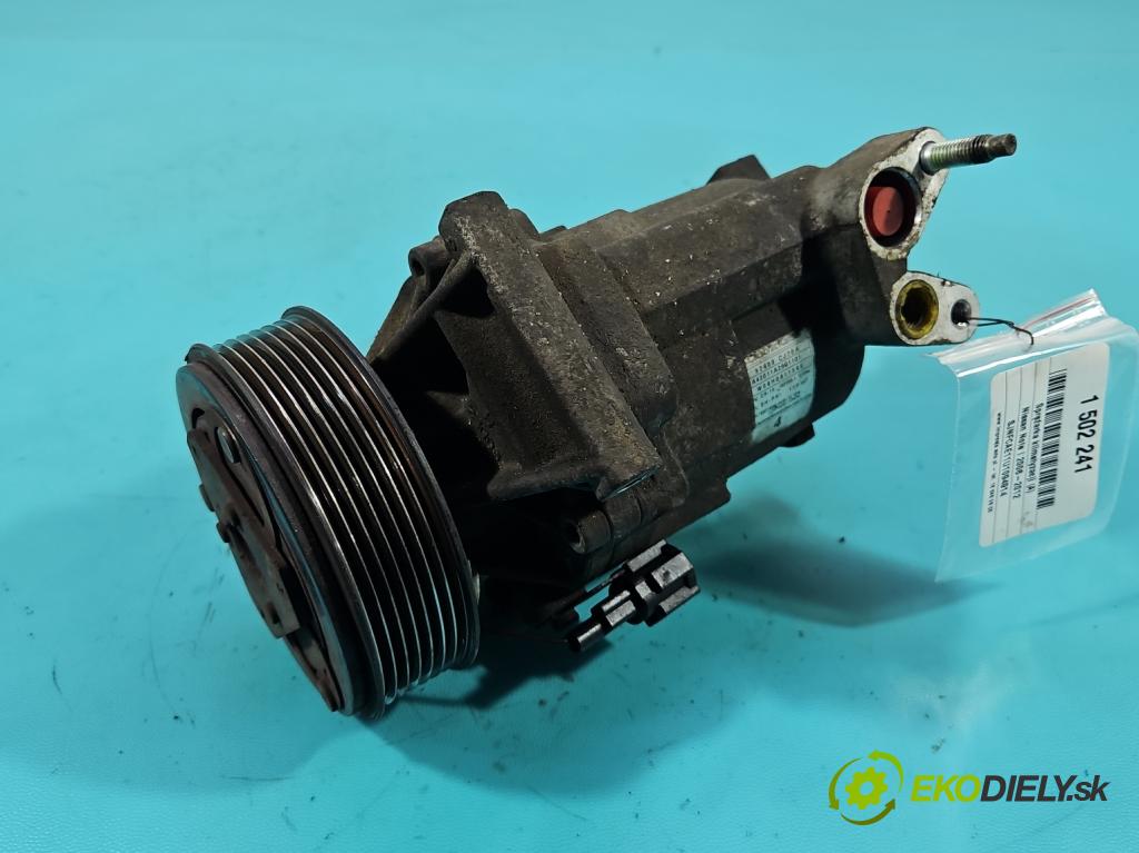 Nissan Note I 2006-2012 1.6 16V 110 hp manual 81 kW 1598 cm3 5- Kompresor: klíma 92600CJ70A (Kompresor klimatizace)