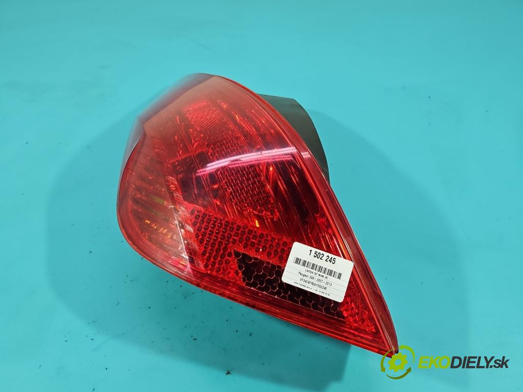 Peugeot 308 I 2007-2013 1.4 16V 98 hp manual 72 kW 1397 cm3 5- světlo zadní levé 9680425780 (Klika dveří ostatní)