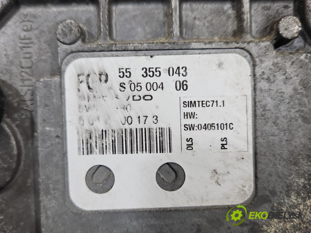Opel Meriva A 2002-2010 1.8 16V 125 hp manual 92 kW 1796 cm3 5- řídící jednotka motoru 55355043