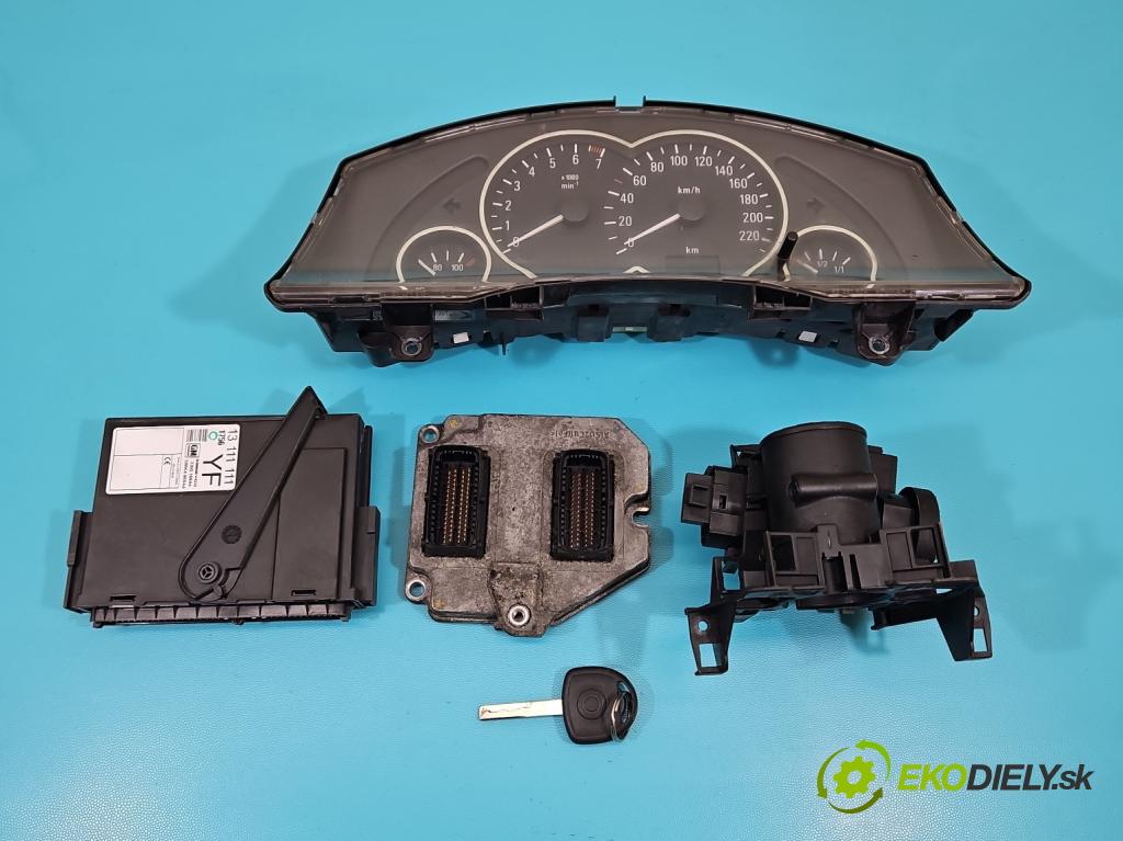 Opel Meriva A 2002-2010 1.8 16V 125 hp manual 92 kW 1796 cm3 5- řídící jednotka motoru 55355043